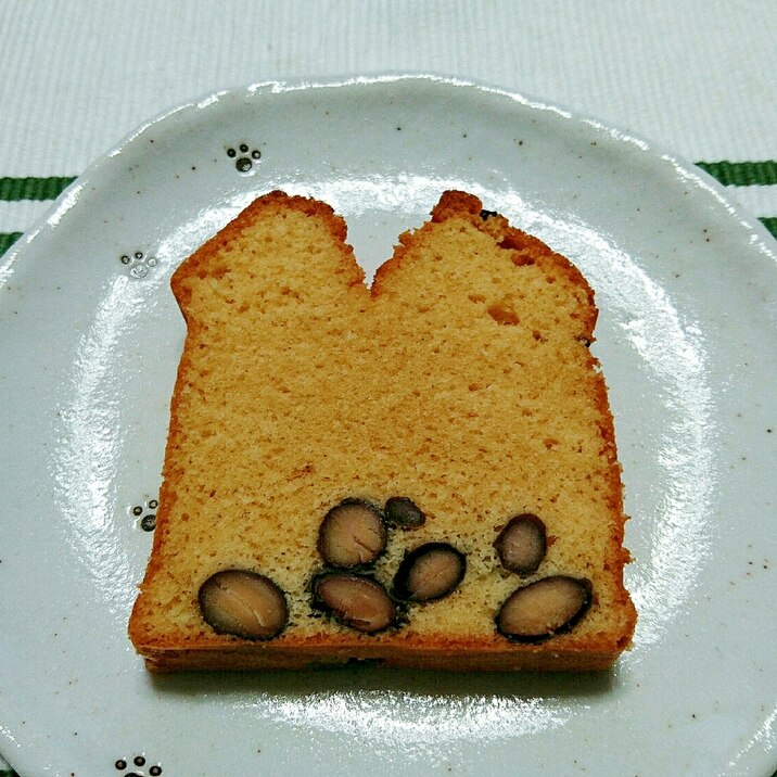 黒豆ときな粉のケーキ